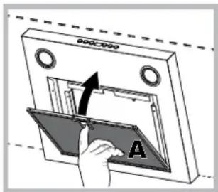 HOTPOINT-ARISTON HGA 6.5 AM XHA - Mantenimiento de los fi ltros de grasas (A) - 1
