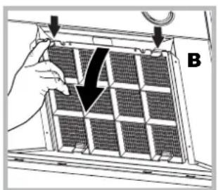 HOTPOINT-ARISTON HGA 6.5 AM XHA - Karbon filtrresine bakim uygulanmasi (B) - 1