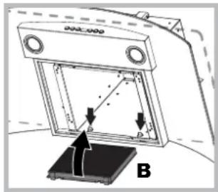 HOTPOINT-ARISTON HGA 6.5 AM XHA - Mantenimiento del fi Itro de carbón (B) - 2