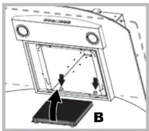 HOTPOINT-ARISTON HGA 6.5 AM XHA - Servicing the charcoal fiiter (B) - 2