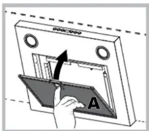 HOTPOINT-ARISTON HGA 6.5 AM XHA - Konserwacja filtrów przyciwthuszczowych (A) - 1