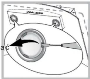 HOTPOINT-ARISTON HGA 9.5 AM XHA - Wymiana zarowek - 1
