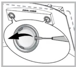HOTPOINT-ARISTON HGA 9.5 AM XHA - Vymena zarovek - 1