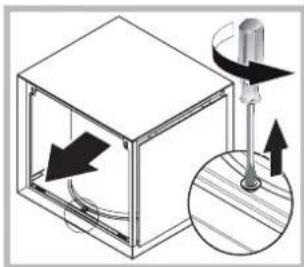 HOTPOINT-ARISTON HLB 9.8 ASH XHA - Wymiana żarówek - 2