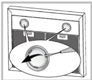 HOTPOINT-ARISTON HLB 9.8 ASH XHA - Substituição das lâmpadas - 1