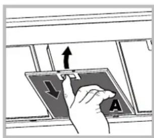 HOTPOINT-ARISTON HNP 6.6 AM (K)HA - Udrzba protitukovych filtru (A) - 1