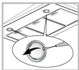 HOTPOINT-ARISTON HNP 6.6 AM (K)HA - Vymena zárovek - 1