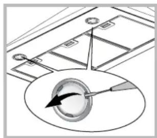 HOTPOINT-ARISTON HNP 6.6 AM (K)HA - Substituicao das lampadas - 1