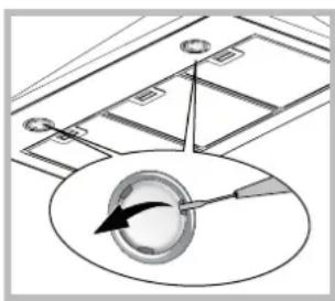 HOTPOINT-ARISTON HNP 6.6 AM (K)HA - Sustitución de las lamparas - 1