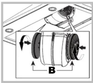 HOTPOINT-ARISTON HNP 6.6 AM (K)HA - Karbon filtrresine bakim uygulanmasi (B) - 1
