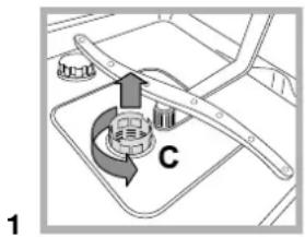 HOTPOINT-ARISTON LFSA+ 2164 A IX.R - Reinigung der Filtersiebe - 1