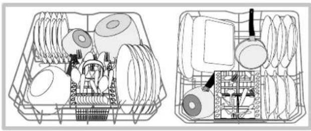 HOTPOINT-ARISTON LFSA+ 2164 A IX.R - Panier inférieur et panier à couverts - 1