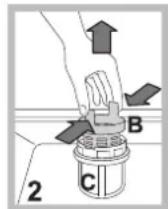HOTPOINT-ARISTON LST 5337 X - Cleaning the filters - 2