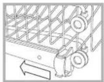 HOTPOINT-ARISTON LST 5337 X - The height of the upper rack should ideally be adjusted WHEN THE RACK IS EMPTY. - 1