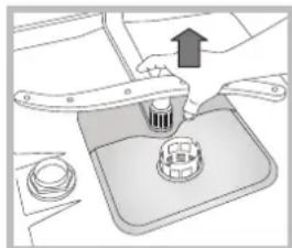 HOTPOINT-ARISTON LST 5337 X - Cleaning the sprayer arms - 2
