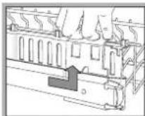 HOTPOINT-ARISTON LST 5337 X - The height of the upper rack should ideally be adjusted WHEN THE RACK IS EMPTY. - 2