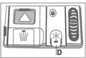 HOTPOINT-ARISTON LTB 4M116 EU - Measuring out the rinse aid - 1