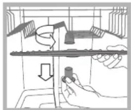 HOTPOINT-ARISTON LTB 4M116 EU - Cleaning the sprayer arms - 1