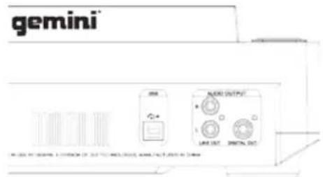 GEMINI CDJ650 - LINE OUTPUT - 1