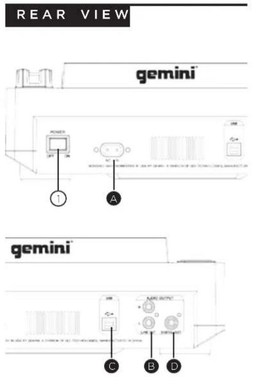 GEMINI CDJ700 - UNIT OVERVIEW - 2
