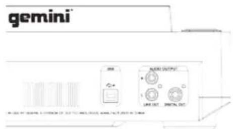 GEMINI CDJ700 - LINE OUTPUT - 2