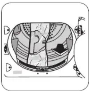 FAURE FTAB250 - Retrait des protections de transport - 3