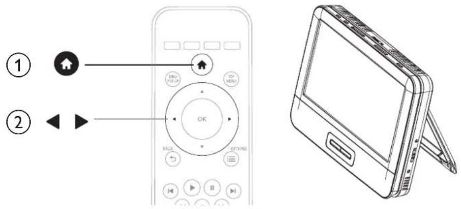 PHILIPS PB9011 - Modification des paramètres - 1