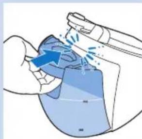 PHILIPS PerfectCare Silence GC9520 - 'Water tank empty' light - 2
