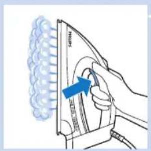 PHILIPS PerfectCare Silence GC9520 - Vertical ironing - 1