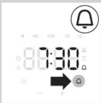 PHILIPS Wakeup Light HF3500 - Setting the alarm - 3