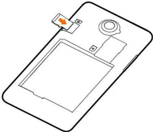 HISENSE U98 - 4Insérer la carte SD - 1