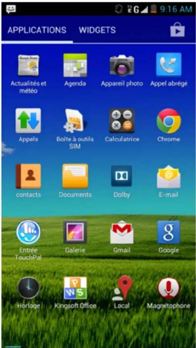 HISENSE U98 - Accéder à la page d'applications - 3