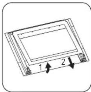 FAURE FOP27901WK - Retrait de la porte du four et des panneaux de verre - 4