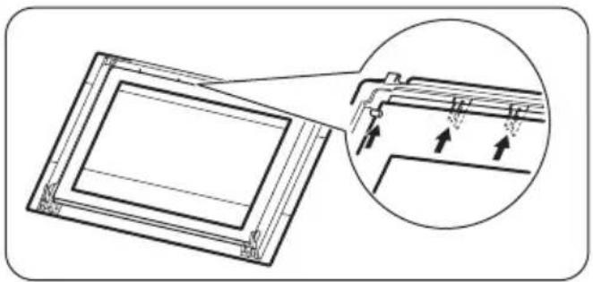 FAURE FOP27901WK - Réinstallation de la porte et des panneaux de verre - 1