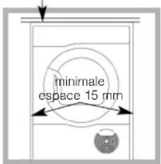 minimale espace 15 mm
