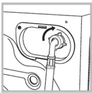 HOTPOINT-ARISTON WMD 763BQ EU - Connecting the water inlet hose - 2