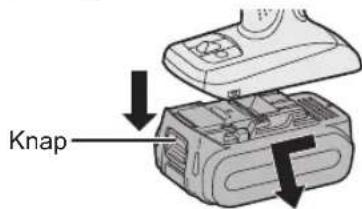 PANASONIC EY 74A1 LS2G - Isæting og udtagning af batteripakningen - 2