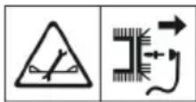 AL-KO Hurricane 75 B - Explanation of the symbols on the unit - 3