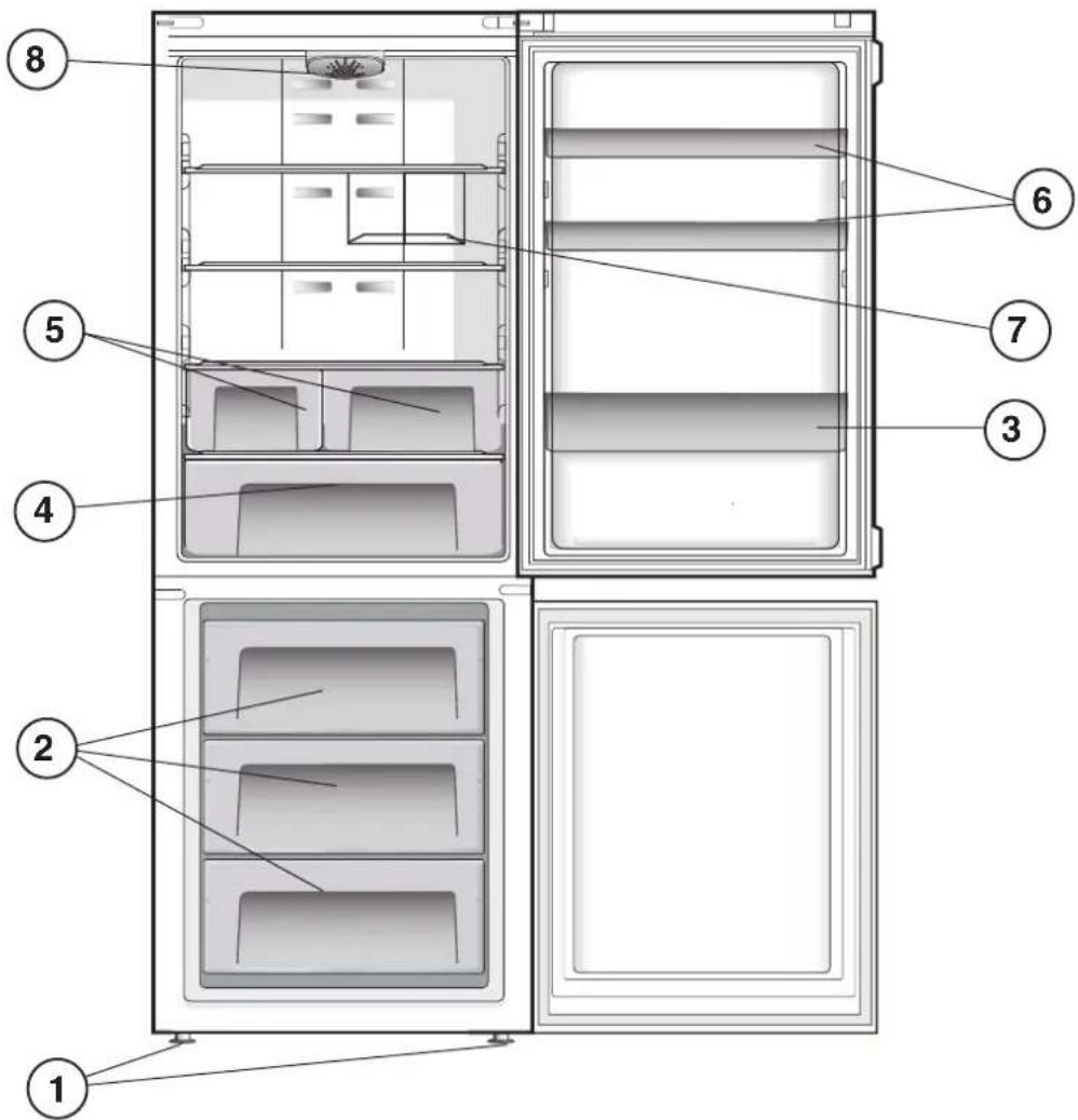 HOTPOINT-ARISTON ENBYH 19323 FW O3 - Vista en conjunto - 1