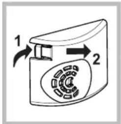 HOTPOINT-ARISTON ENBYH 19323 FW O3 - Substituição da lâmpada \* - 1