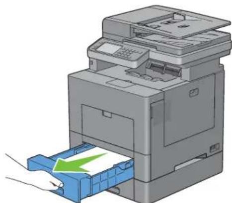 DELL C2665DNF - Démontage du chargeur 550 feuilles en option - 2