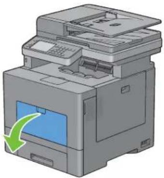 DELL C2665DNF - Chargement du support d'impression dans le MPF - 1