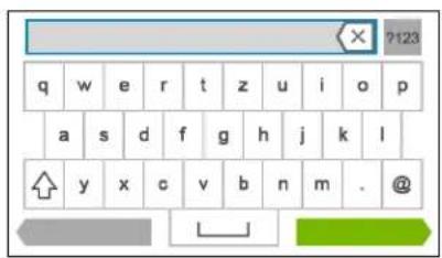 DELL C2665DNF - Utilisation du clavier affiché sur l'écran tactile - 3