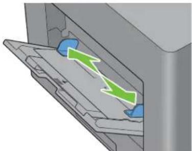 DELL C2665DNF - Chargement du support d'impression dans le MPF - 3