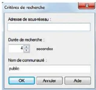 DELL C2665DNF - Boîte de dialogue des Critères de recherche (Windows uniquement) - 1