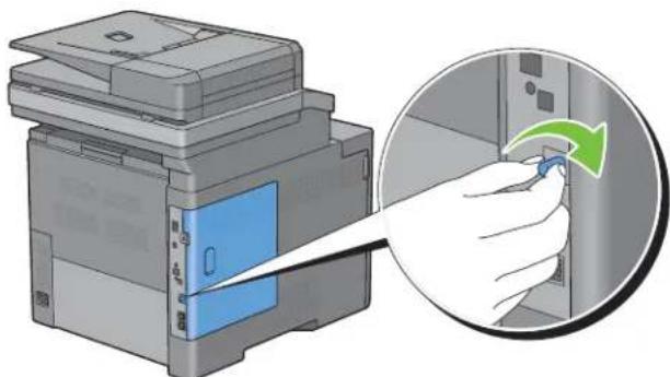 DELL C2665DNF - Retrait de l'adaptateur sans fil en option - 7