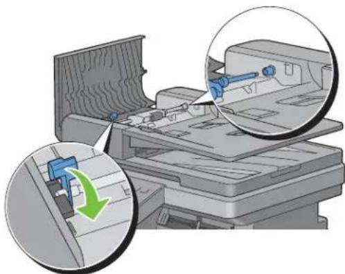 DELL C2665DNF - Suppression des bourrages papier dans le CADRV - 5