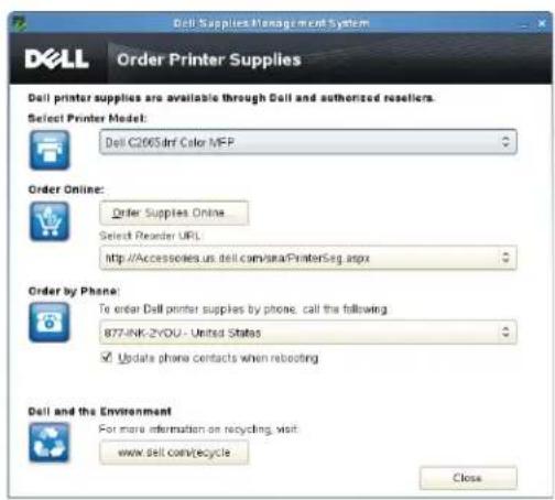 DELL C2665DNF - Système de gestion de fournitures Dell Fenêtre - 1