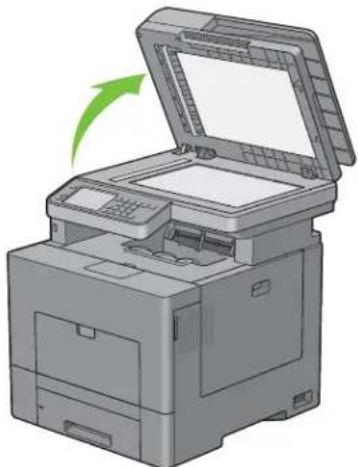 DELL C2665DNF - Réalisation de copies à partir de la vitre d'exposition - 1