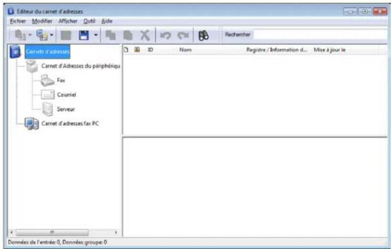 DELL C2665DNF - Panneau du carnet d'adresses - 1